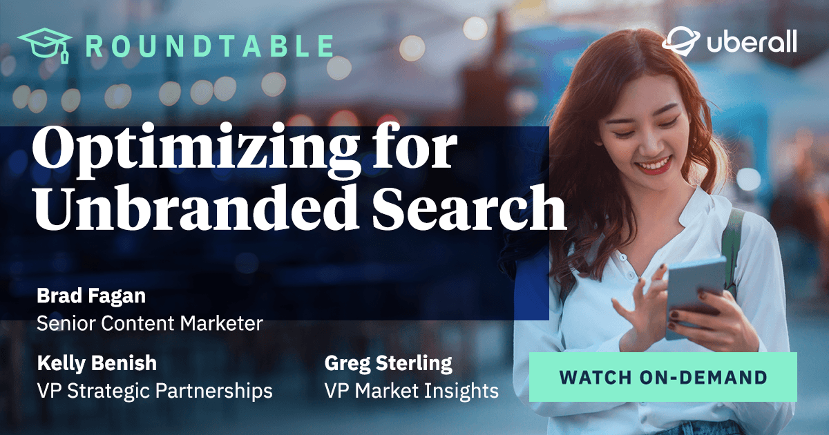 What You See is What You Get: Optimizing for Unbranded Search