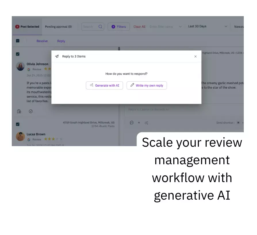 AI bulk replies
