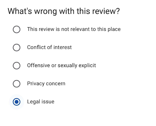 How to remove Fake Google Reviews