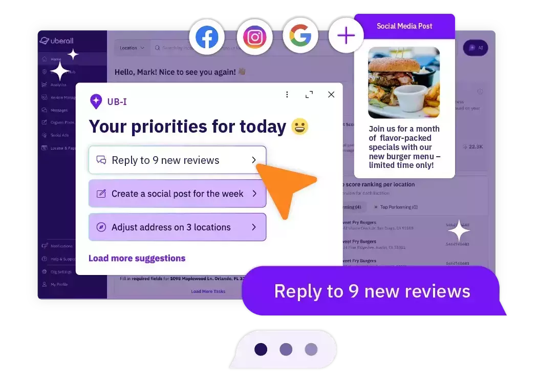 screenshot showing UB-I as agentic AI