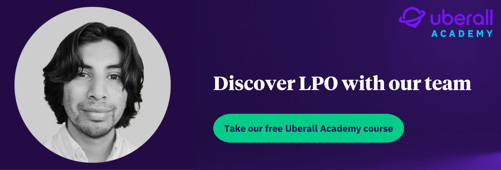 banner to LPO course from Uberall Academy