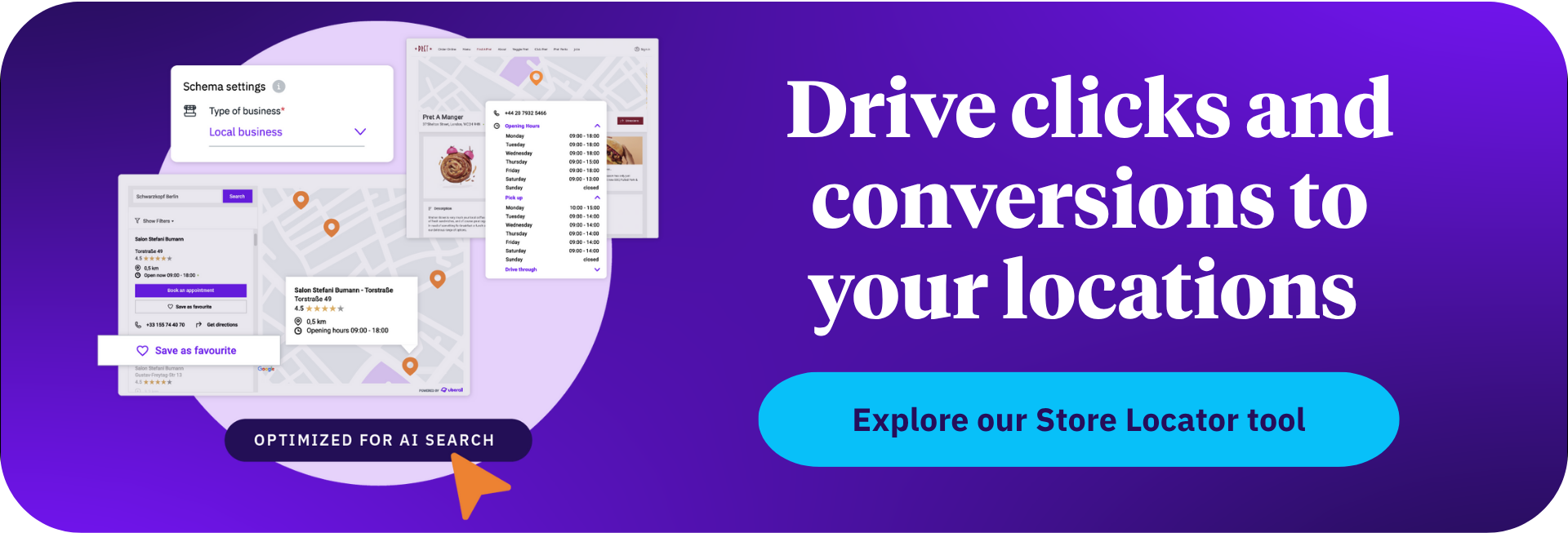 banner to locator pages