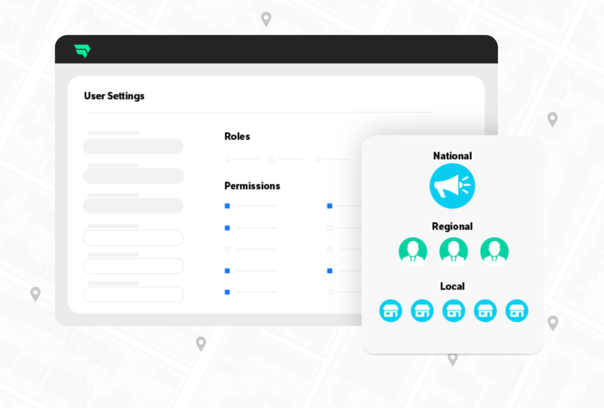 User settings in MomentFeed