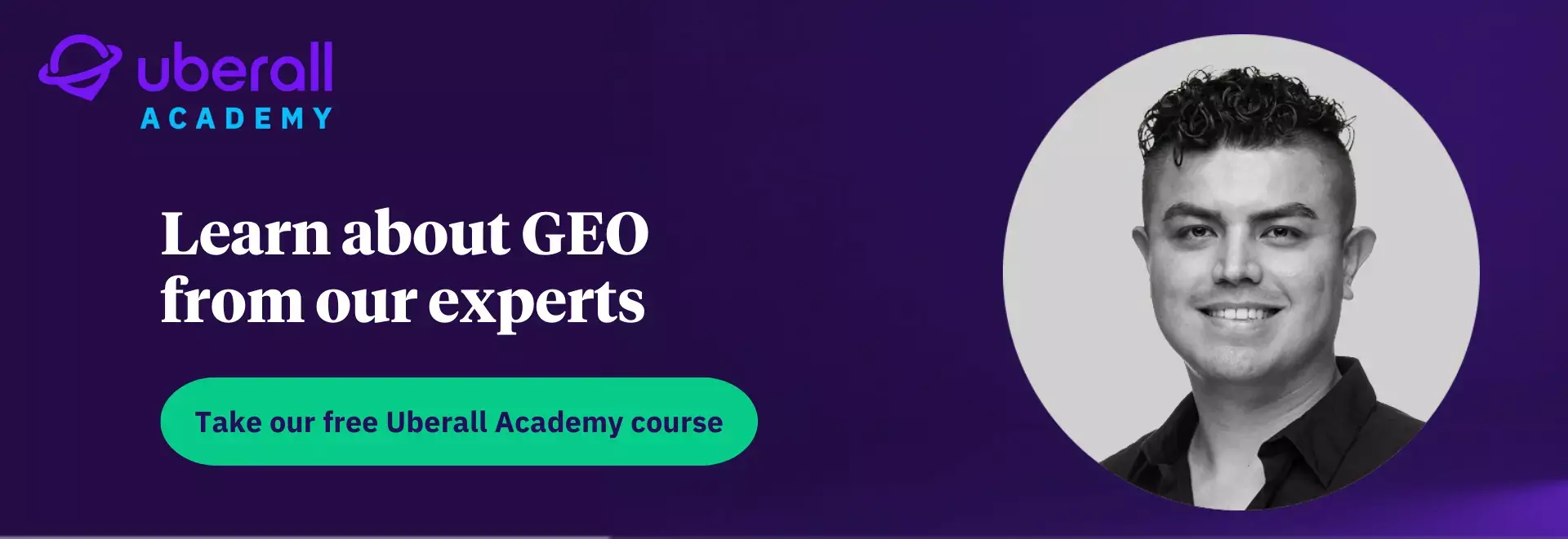 banner to uberall GEO course
