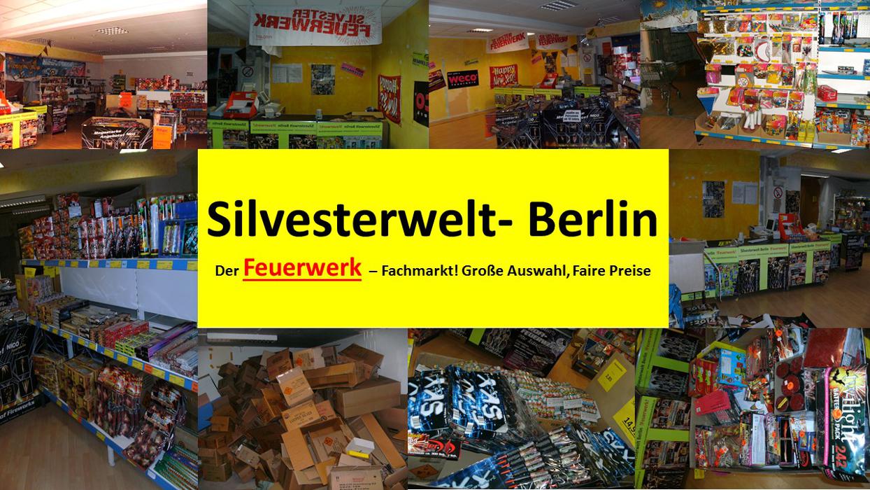 Silvesterwelt-Berlin Feuerwerk-Abholmarkt, Zingster Straße in Berlin